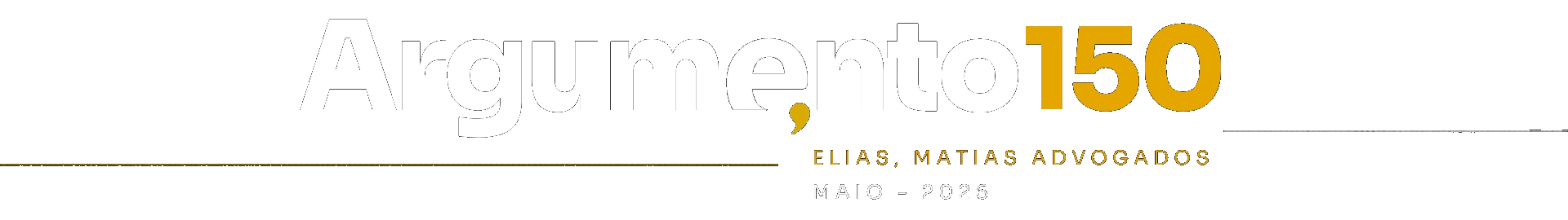 Argumento 150, Maio 2026